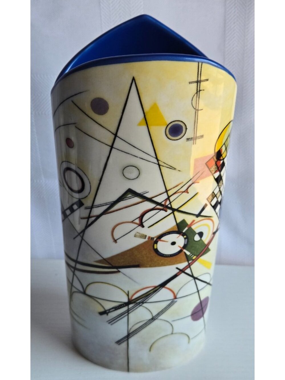 Kandinsky Modern Art Ceramic Flower Vase 9.2in High Beswick Parastone SDA25